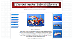 Desktop Screenshot of drevenehracky-lk.cz