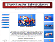Tablet Screenshot of drevenehracky-lk.cz